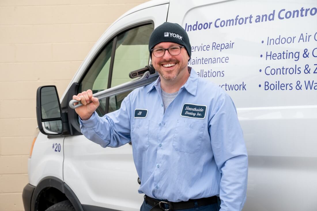Expert HVAC Technician from Hearthside Heating in Madison Heights, MI
