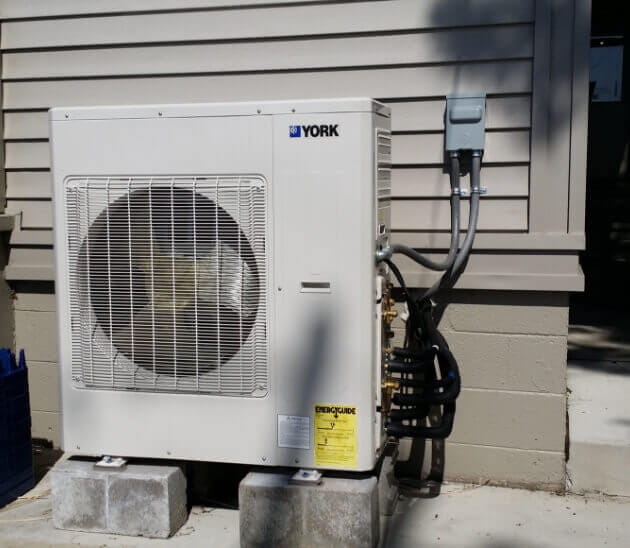 Energy efficient AC installed by Hearthside Heating Inc in Madison Heights, MI